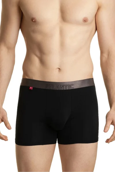 Černé pánské boxerky Atlantic Comfort Fit