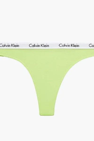 Dámská tanga LT3 žlutá - Calvin Klein