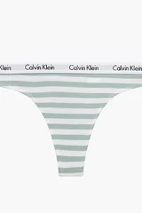 Dámská tanga 5XD bílázelená - Calvin Klein