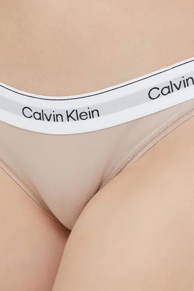 Dámské kalhotky  7NS béžová - Calvin Klein