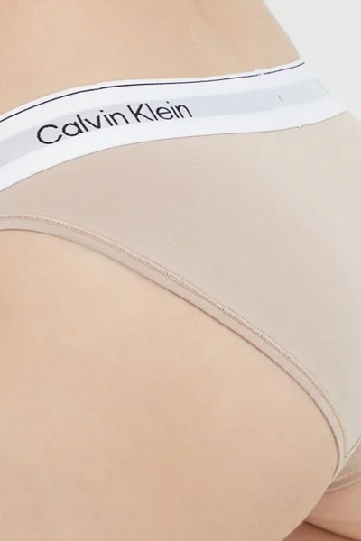 Dámské kalhotky  7NS béžová - Calvin Klein