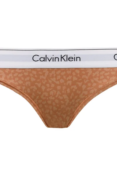 Dámské kalhotky   hnědávzor - Calvin Klein