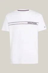 Pánské tričko YBR bílé - Tommy Hilfiger
