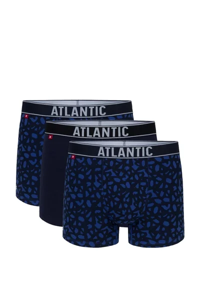 Atlantic Pánské Boxerky 3 Pack - Barevný Mix