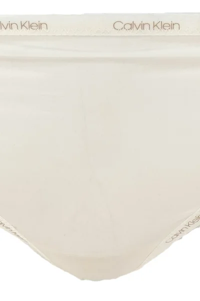 Dámská brazilské kalhotky - - v krémové barvě - Calvin Klein