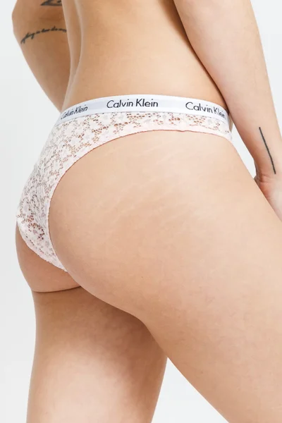 Dámské brazilské kalhotky - ETE - světle v růžové barvě - Calvin Klein