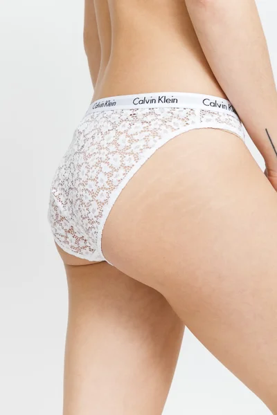 Dámské brazilské kalhotky - - v bílé barvě - Calvin Klein