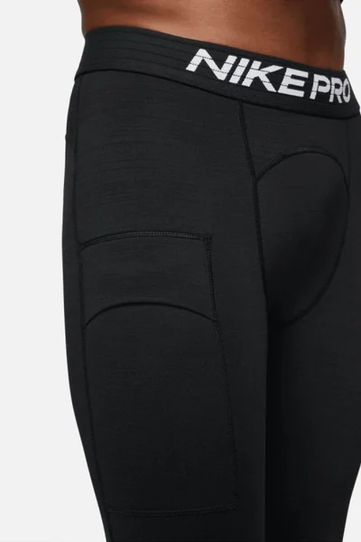 Pánské kalhoty Pro Warm M  v černé barvě - Nike