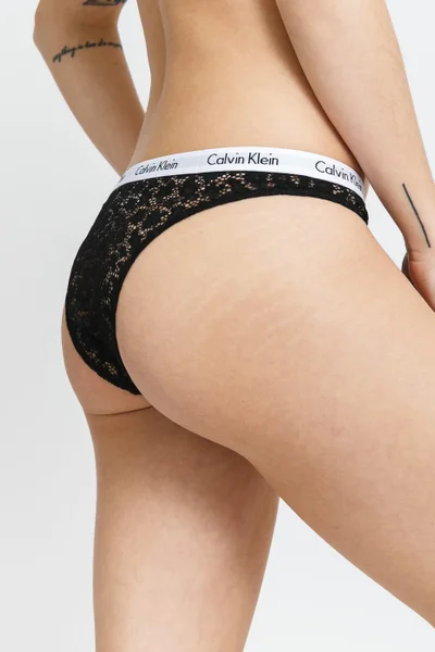Dámské brazilské kalhotky - UB1 - v černé barvě - Calvin Klein