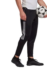 Sportovní pánské tepláky černo-bílé - ADIDAS Tiro