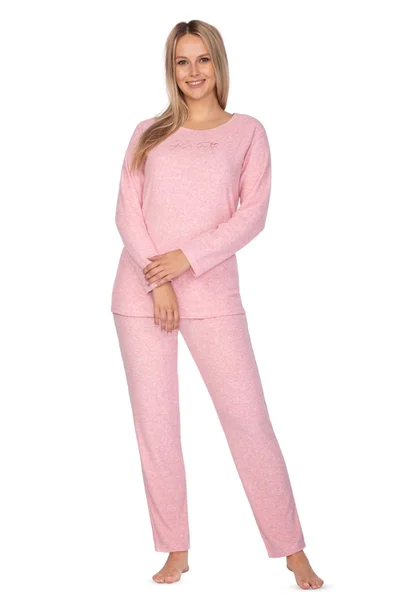 Růžové froté pyžamo REGINA