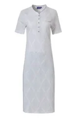 Dámská noční košile  4 bílá-šedý vzor - Pastunette Gemini