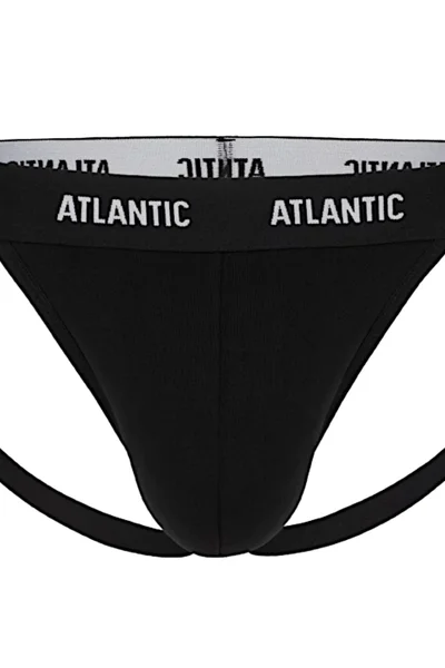 Černé pánské slipy Jockstrap - Atlantic