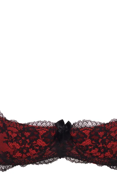 Dámská podprsenka  - Axami černá s červenou