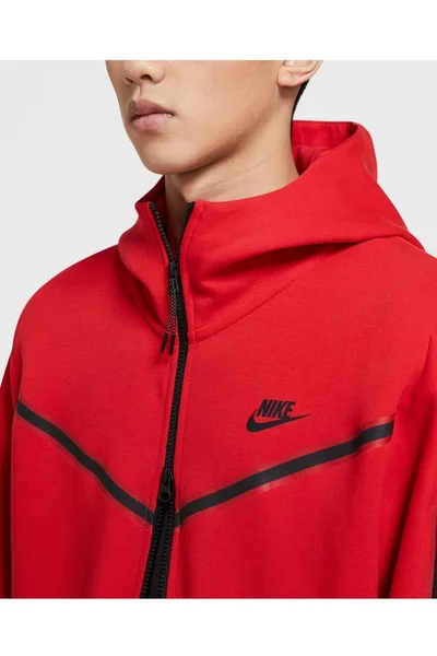 Pánská černá mikina Nike Tech Fleece s kapucí