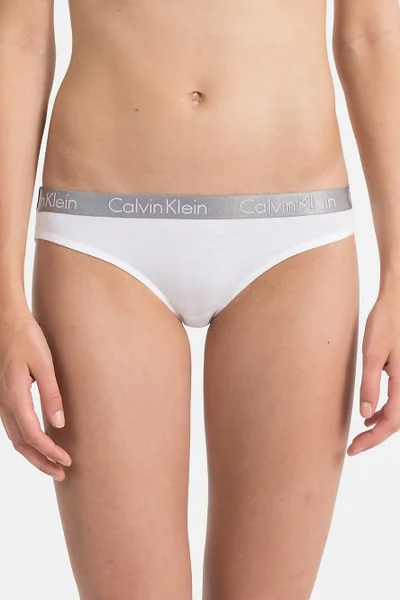 Dámské bílé kalhotky Calvin Klein Radiant Cotton