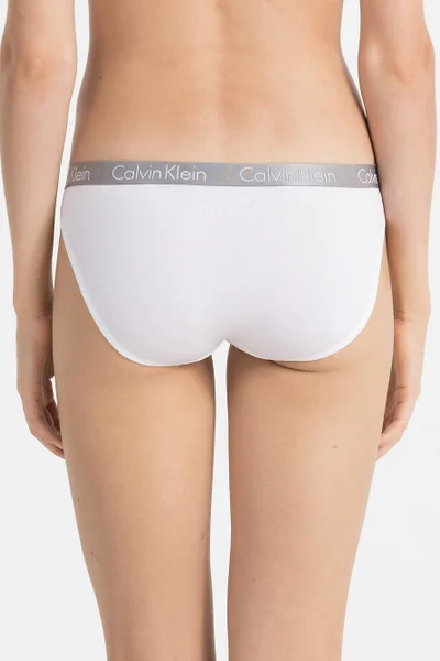 Dámské bílé kalhotky Calvin Klein Radiant Cotton