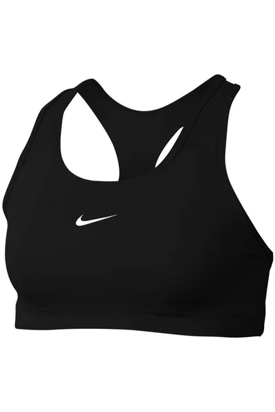 Dámská černá sportovní podprsenka Swoosh - NIKE