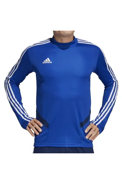 Fotbalová mikina Tiro Training Top pro pány v modré barvě od ADIDASu