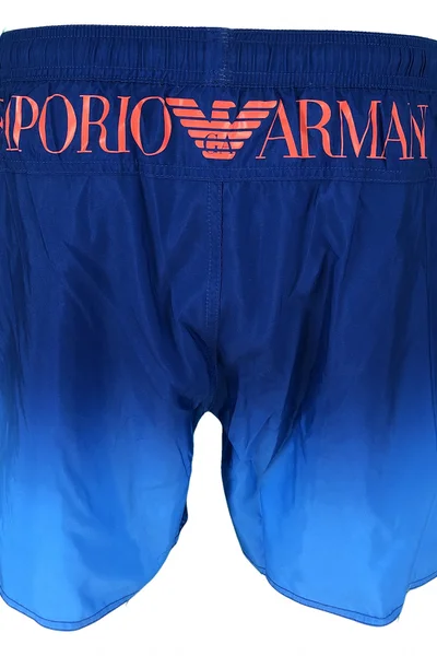 Pánské tmavě modré šortky - Emporio Armani