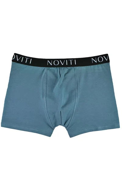 Mužské šedé boxerky Noviti Comfort Fit s logem