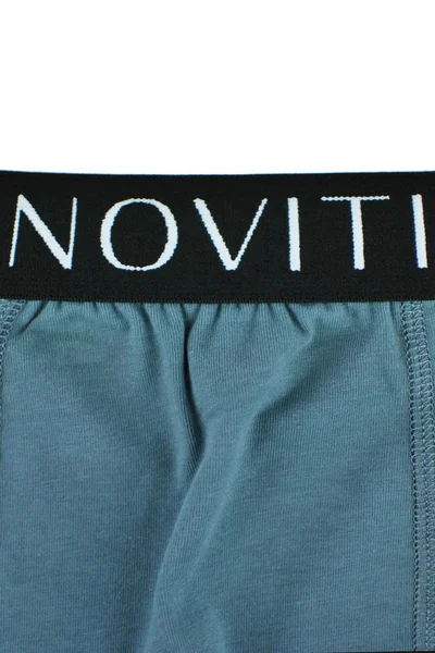 Mužské šedé boxerky Noviti Comfort Fit s logem