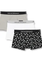 Pánské boxerky Emporio Armani - Trojbalení - elastický pas