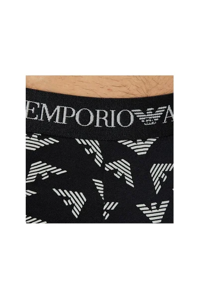 Pánské boxerky Emporio Armani - Trojbalení - elastický pas