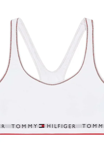 Tommy Hilfiger Dámská Sportovní Podprsenka - Bílá