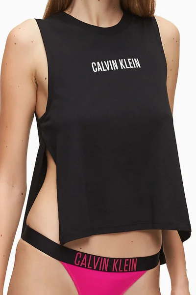 Pánské černé tílko Calvin Klein – sport i volný čas