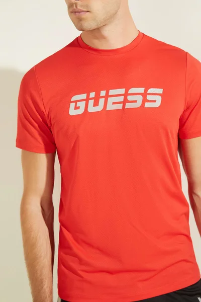 Pánské sportovní triko - červená - Guess