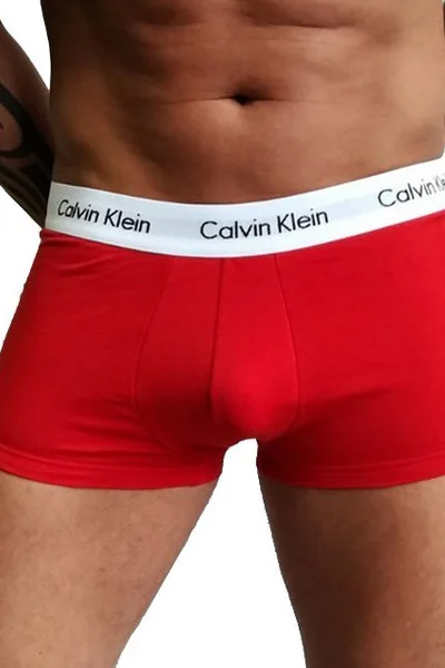 Pánské boxerky - Calvin Klein červená