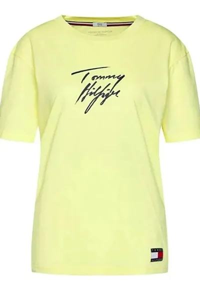 Dámské tričko Logo - Tommy Hilfiger - 100% bavlna