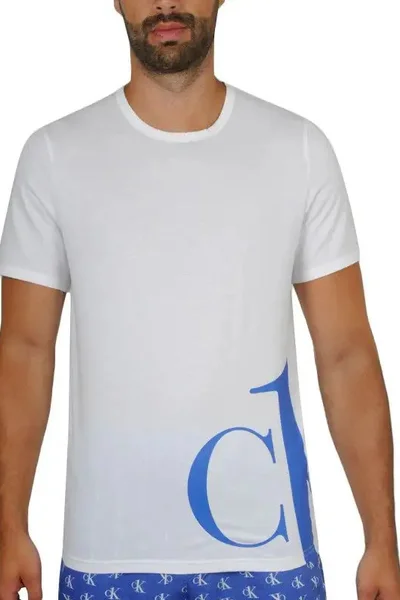 Pánské tričko - Královská v modré barvě - Calvin Klein