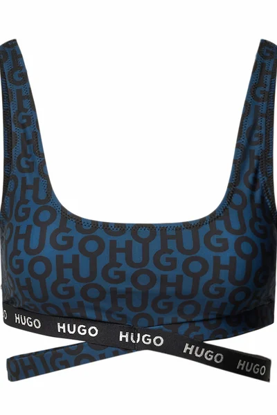 BOSS Dámské rychleschnoucí plavky Monogram - Hugo