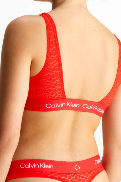 Dámská sportovní podprsenka Calvin Klein - Červená elegance