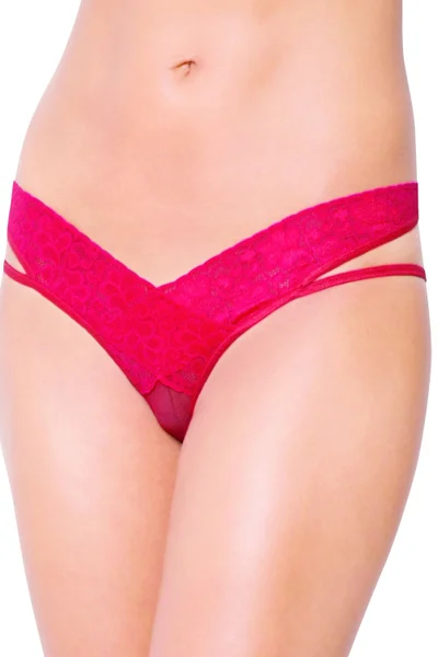 Dámská erotické kalhotky  v červené barvě - SOFTLINE COLLECTION