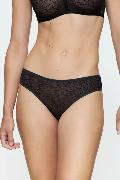 Dámské černé kalhotky Triumph Signature Sheer Tai