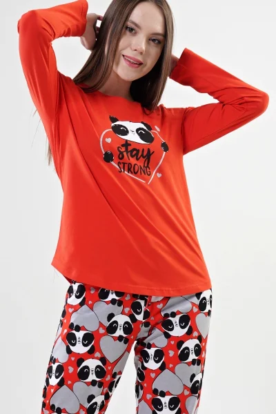 Dámské pyžamo Stay Strong s pandou