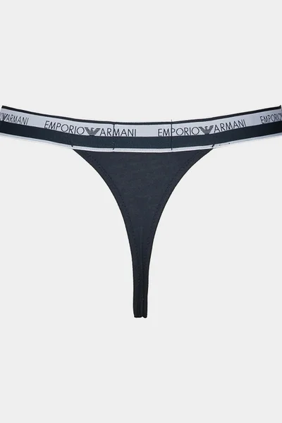 Dámská tanga tmavě modrá - Emporio Armani