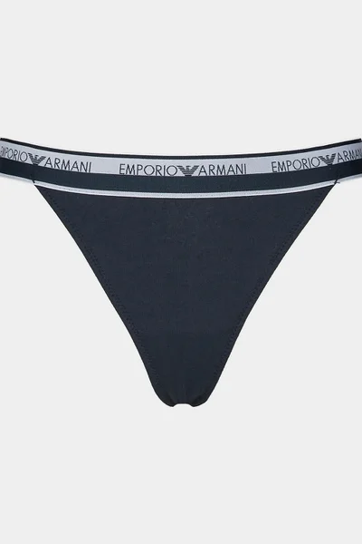 Dámská tanga tmavě modrá - Emporio Armani