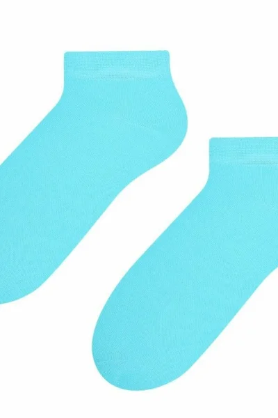 Dámské ponožky turquoise - Steven tyrkysová