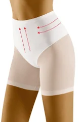 Dámská stahovací boxerkové kalhotky Relaxa v bílé barvě Wolbar