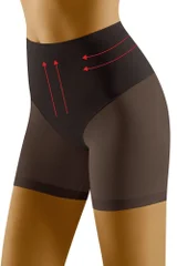 Dámská stahovací boxerkové kalhotky Relaxa v černé barvě Wolbar