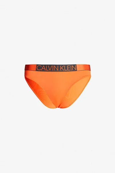 Oranžový spodní díl plavek Calvin Klein