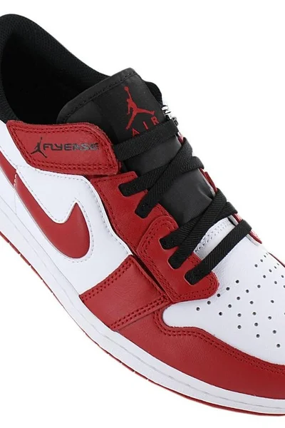 Červenobílé pánské sportovní boty Nike Air Jordan 1 Low