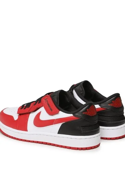 Červenobílé pánské sportovní boty Nike Air Jordan 1 Low