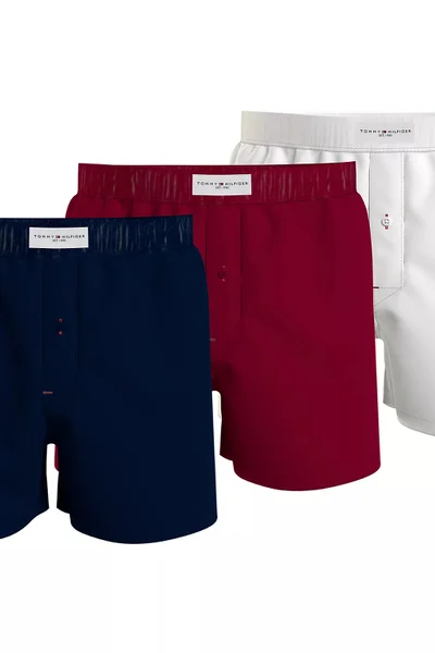 Tommy Hilfiger pánské bavlněné boxerky - 3 kusy