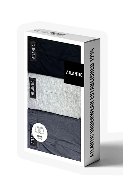 Pánské vícebarevné boxerky 3 pack - Atlantic