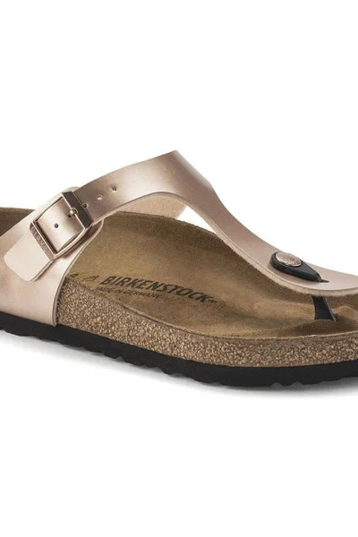 Dámské žabky Birkenstock Hnědo-Béžové Giza